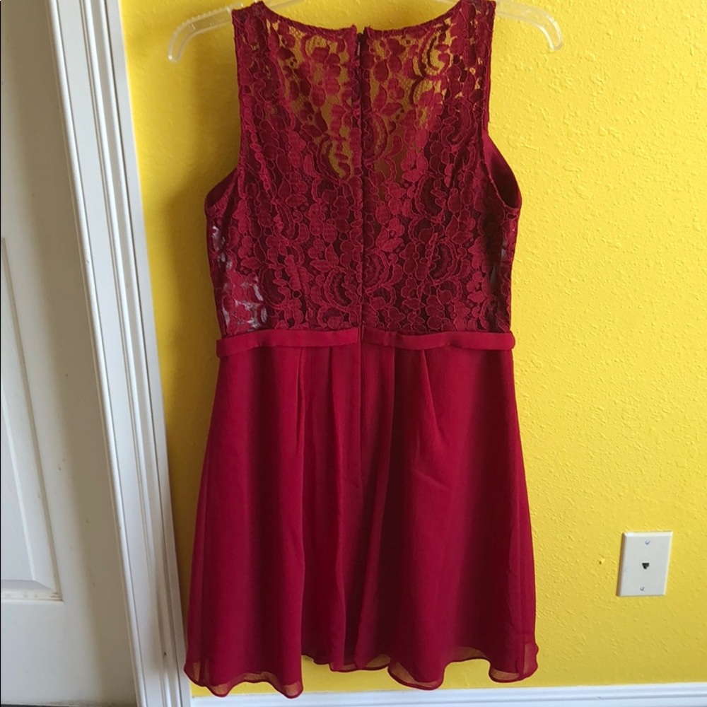 David’s Bridal lace back dress - Picture 3 of 4